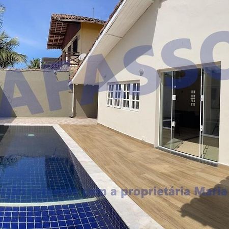 과루자 Casa Pe Na Areia Com Piscina A 10Mts Enseada 빌라 외부 사진